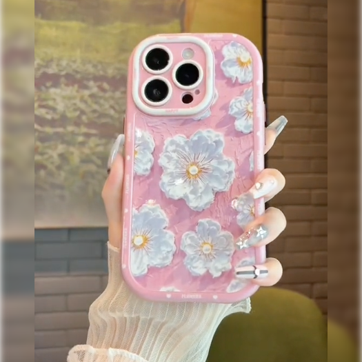 Oil Bloom Elegance Phone Case