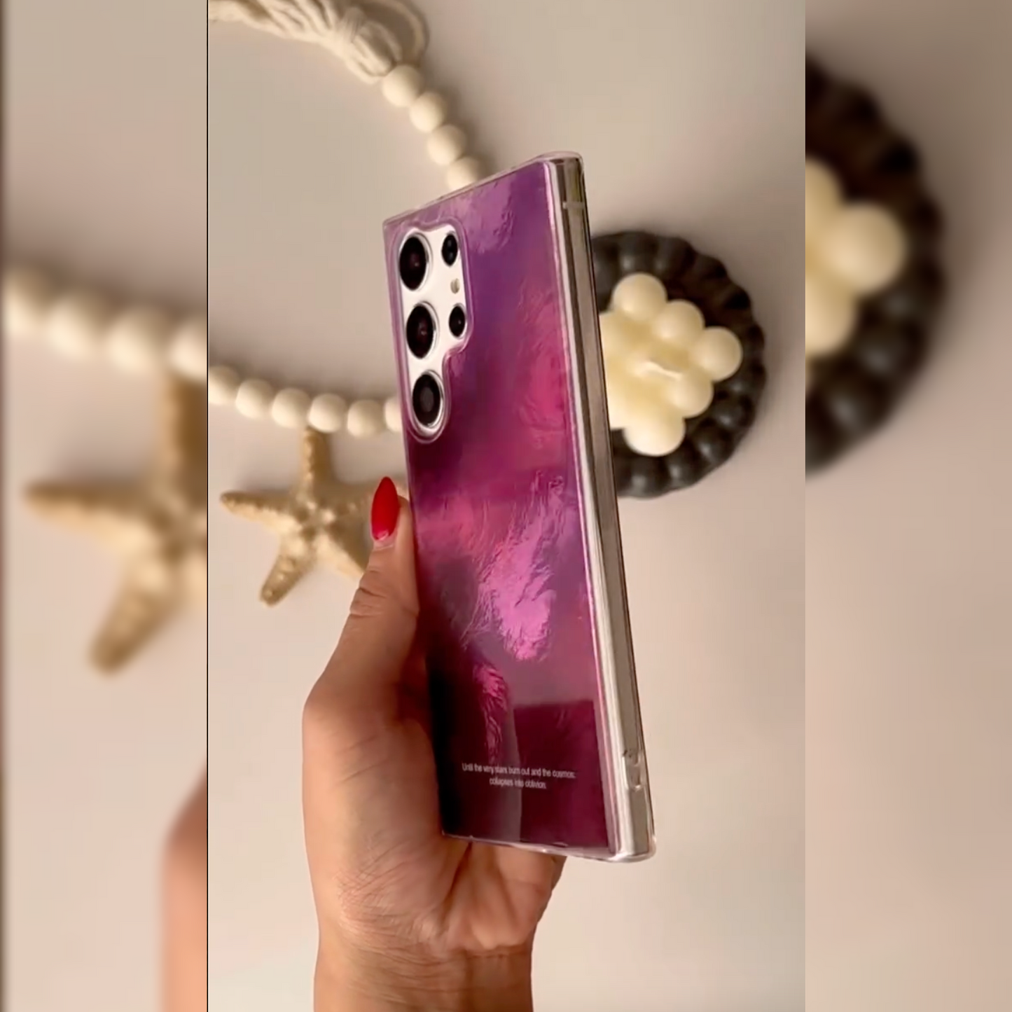 Shimmering Pink Radiance Glow Case - Samsung