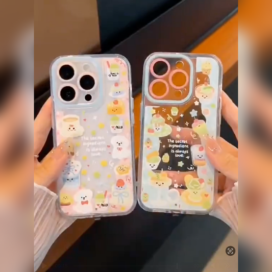 Glow Up Cute Cartoon Phone Case