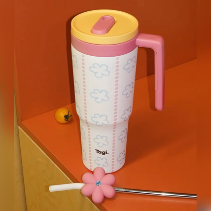 Petal Glow Stainless Steel Insulated Tumbler