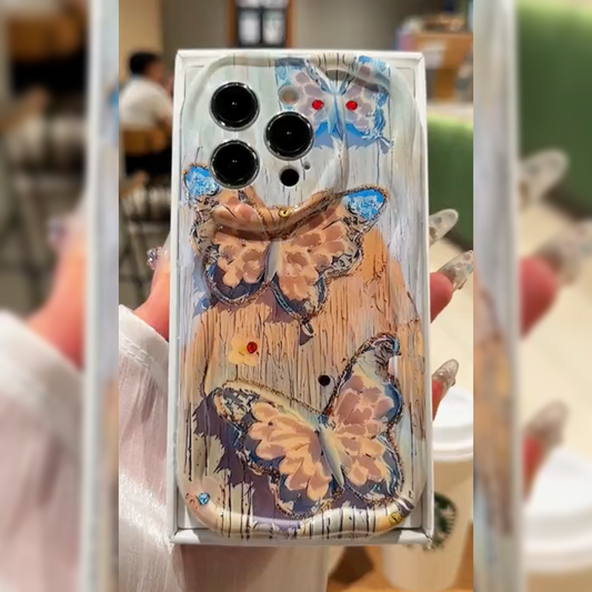 Bling Butterfly Glossy Case