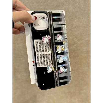 Melody Charm Piano-Inspired Phone Case