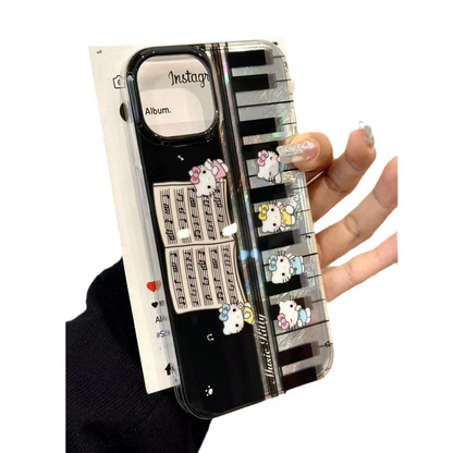Melody Charm Piano-Inspired Phone Case