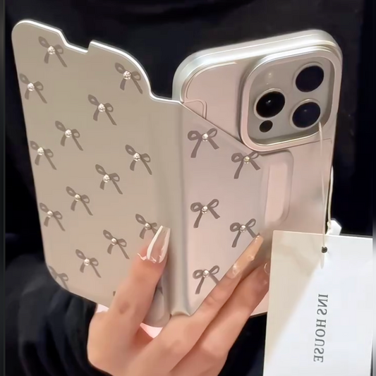 Elegant Bow Pattern Wallet Case