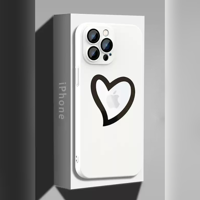 Heart Shape Logo Cut Case - iPhone