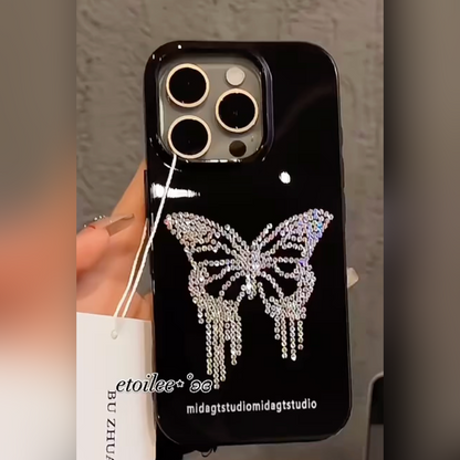 Glamorous Glitter Butterfly Case