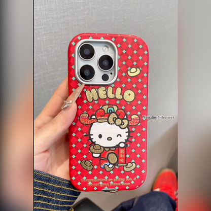 Hello Kitty Case With Charm Bracelet