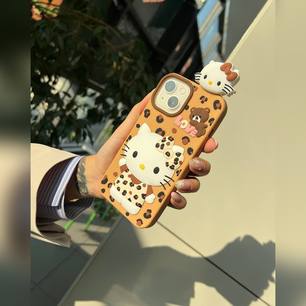 Chic Kitty Safari Charm Phone Case