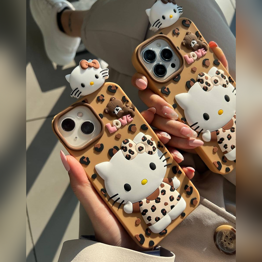 Chic Kitty Safari Charm Phone Case