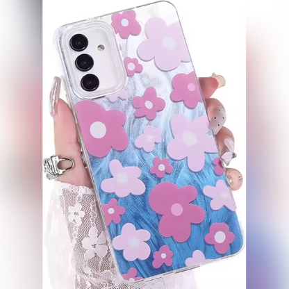 Cute Floral Color Design Phone Case - Samsung
