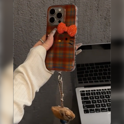 Hello Kitty Face with Charm Case