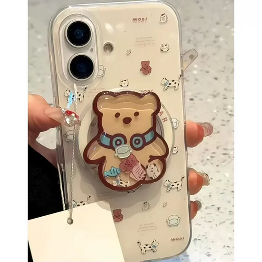 Adorable Teddy & Puppy Charm  Case