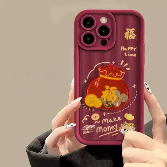 Fortune Coin Charm Phone Case