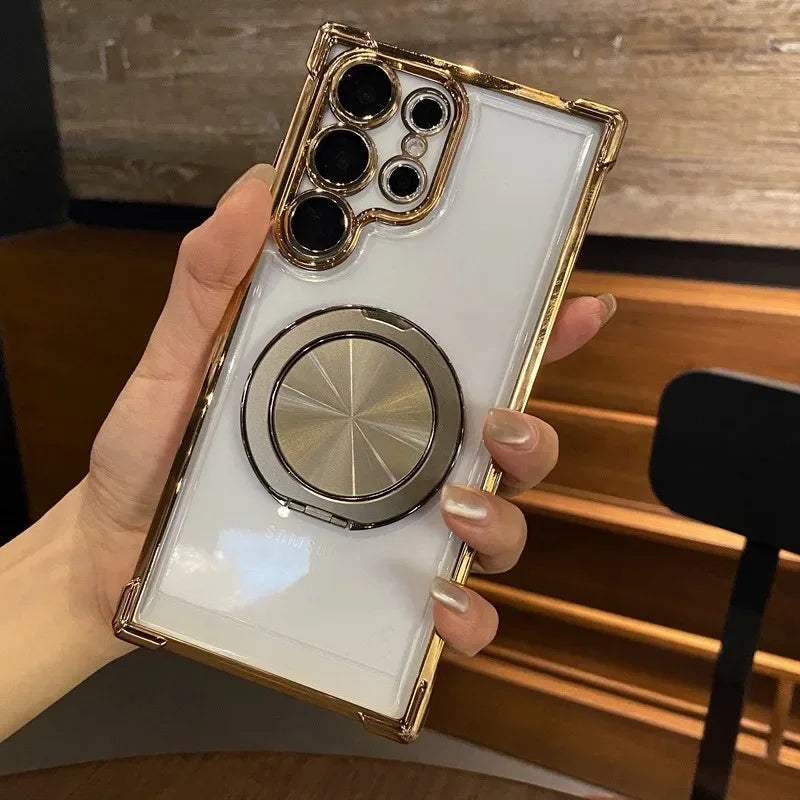 Luxurious Glow Hybrid Frame Case - Samsung