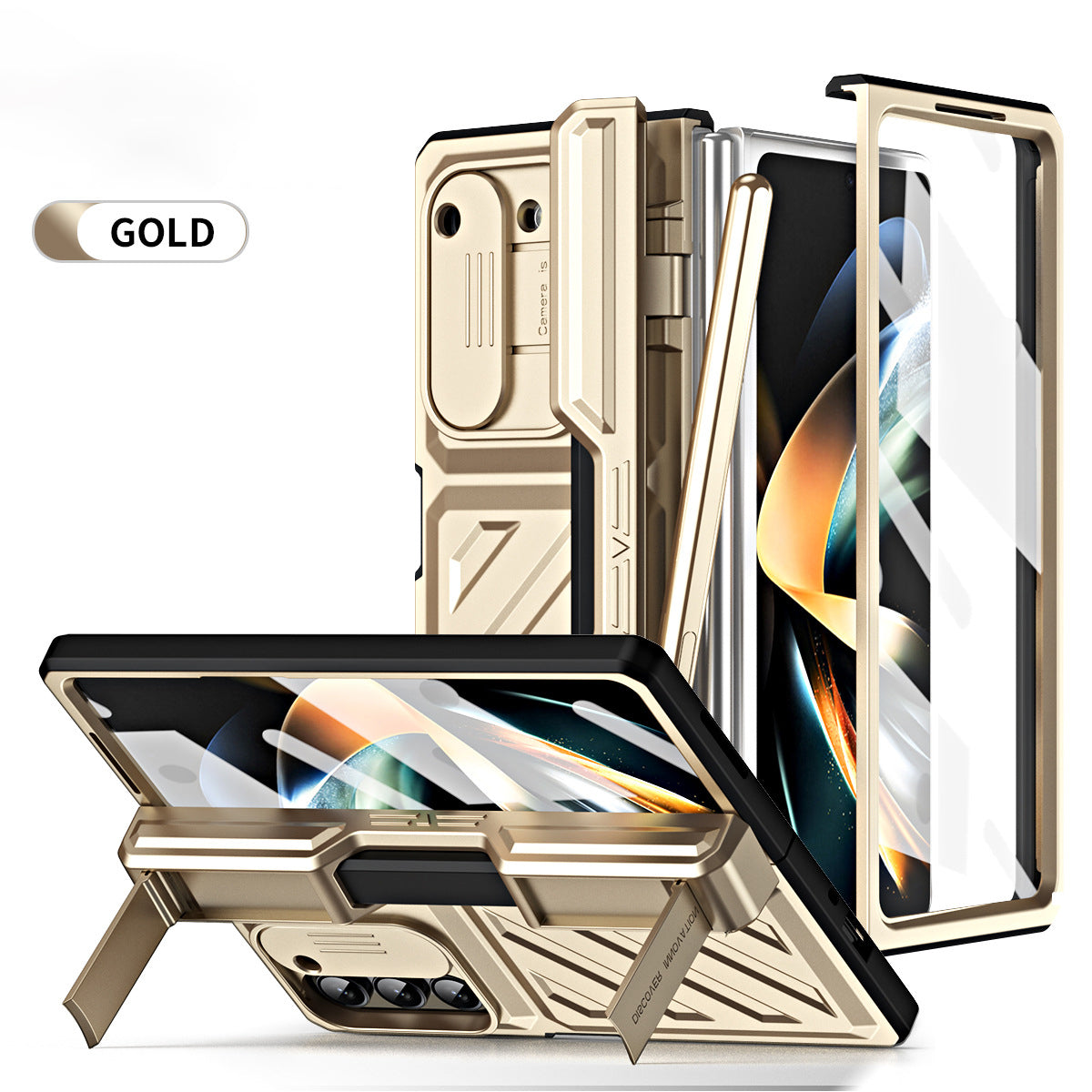 Galaxy Z Fold6 Innovative Hybrid Dual Stand Case