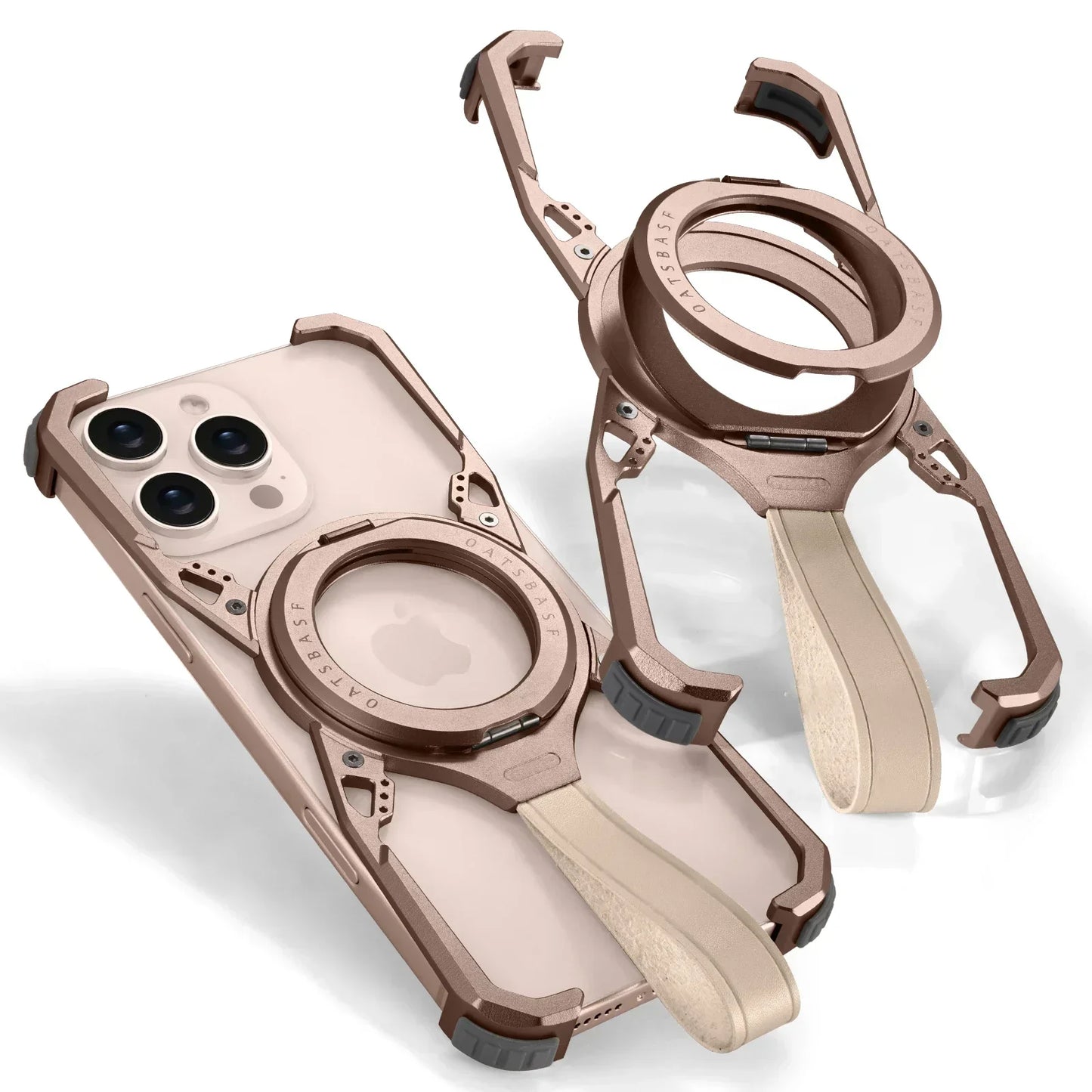 Versatile Dual Ring Magnetic Stand Case - iPhone