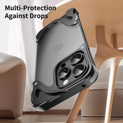 Forged Titanium Dolphin Metal Case - iPhone