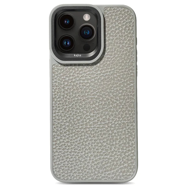 Rugged Grainy Texture Leather Case - iPhone