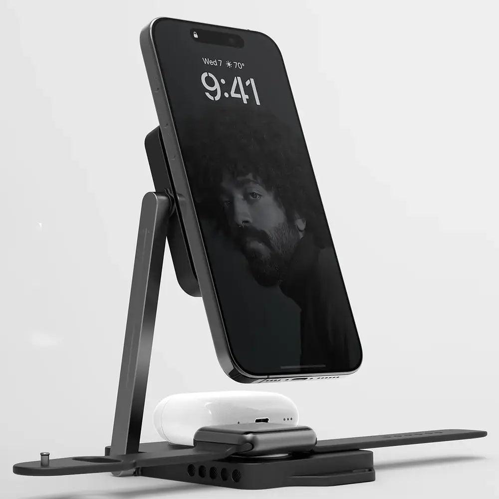 Versatile  4-in-1 Folding Wireless Charger with MagSafe