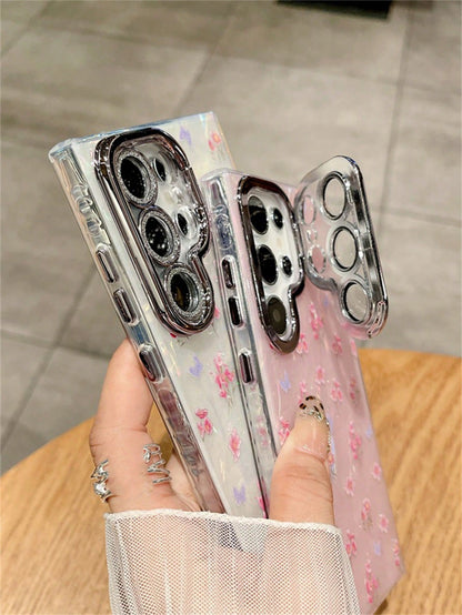 Petal Gleam Flip Lens Stand Case
