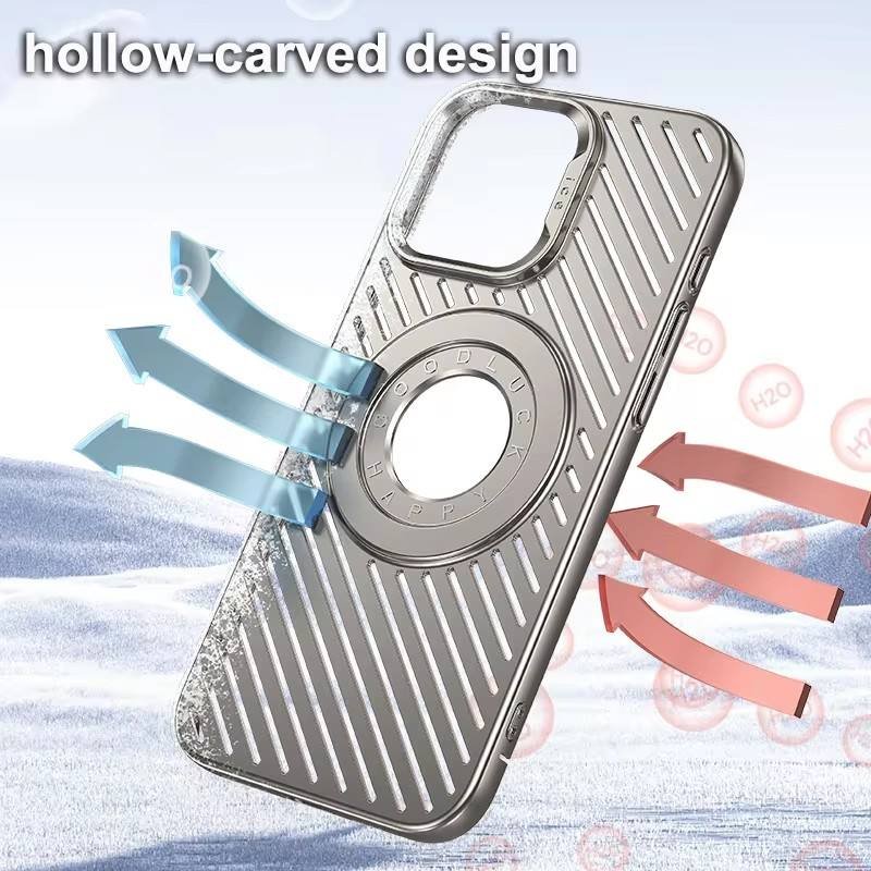 Modern Magnetic Shield Cooling Case - iPhone