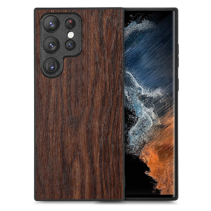 Rustic Artisan Blend Leather Wood Case - Samsung