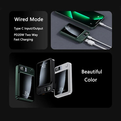 Dual 5000 mAh 22.5W Magnetic Wireless Power Bank