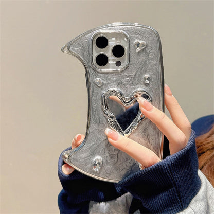Glamorous Heart Mirror Phone Case