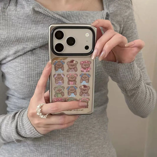 Vintage Teddy Bear Collage Case