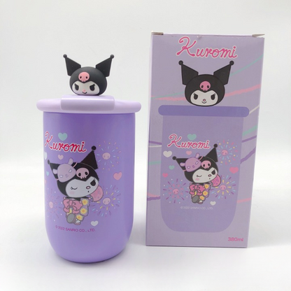 Cute Sanrio Rotating Lid Coffee Mug