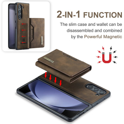 Lavish Leather Magnetic Wallet Case - Samsung