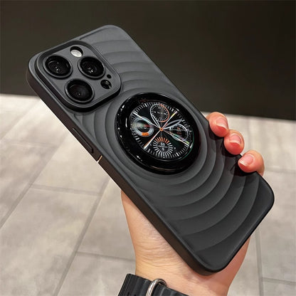 3D Ripple Clock Magnetic Case - iPhone
