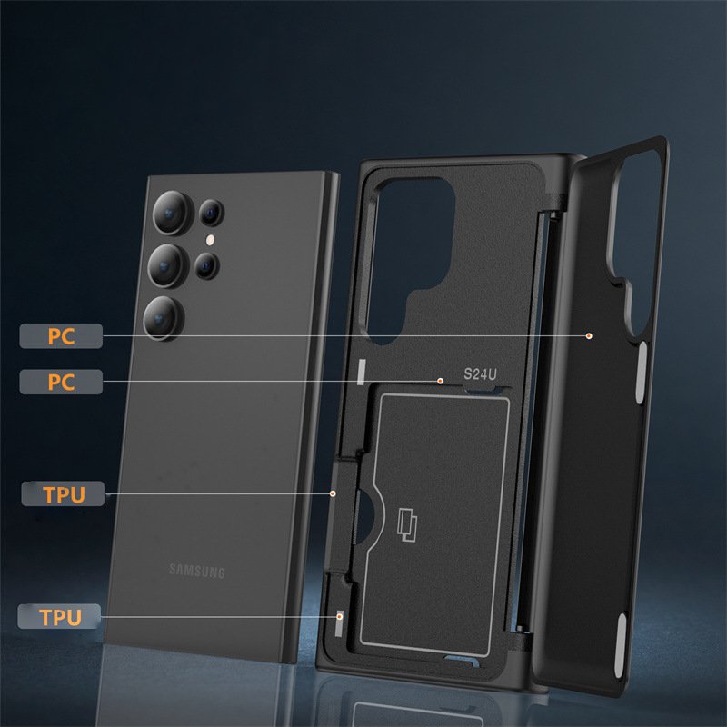 Versatile Card Rack Flip Stand Case - Samsung
