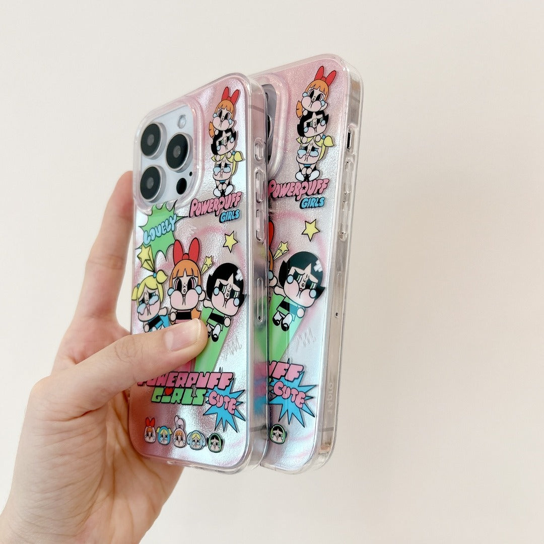 Cartoon Heroines Graffiti Case