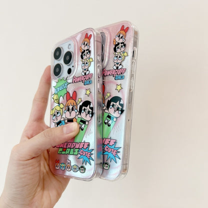 Cartoon Heroines Graffiti Case