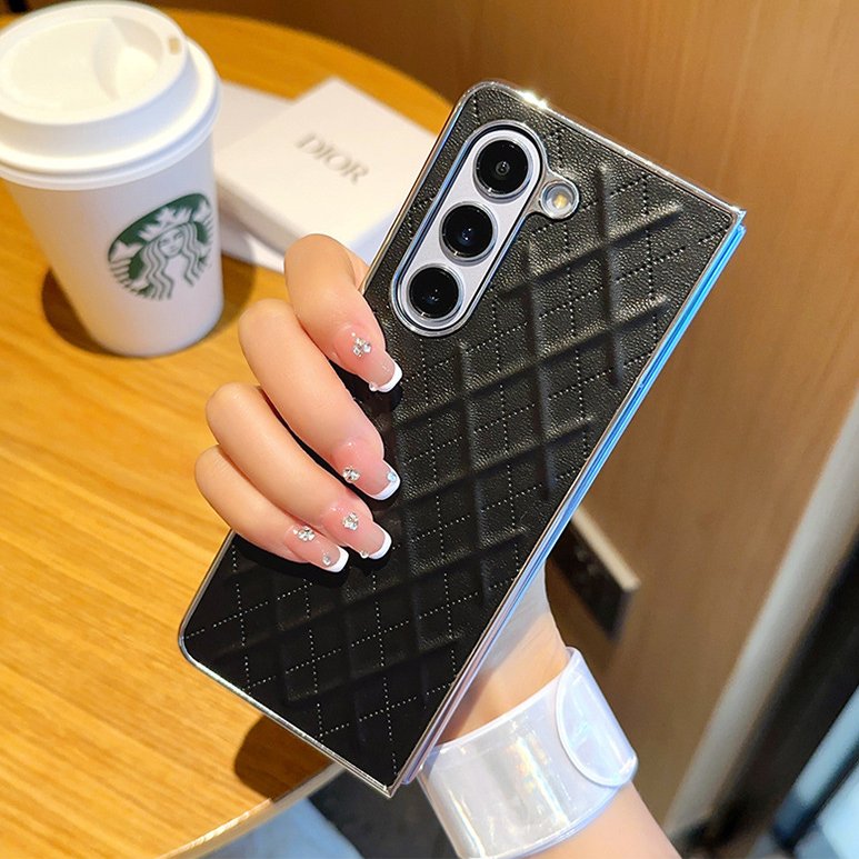 Galaxy Z Fold Series Premium Quilted Leather Case