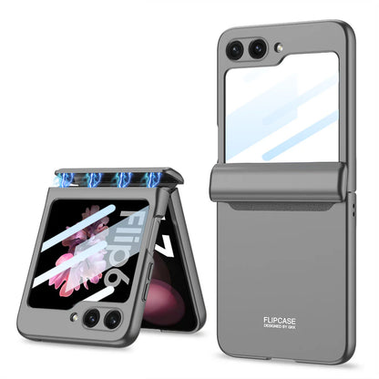 Galaxy Z Flip Series Magnetic Hinge Frosted Case