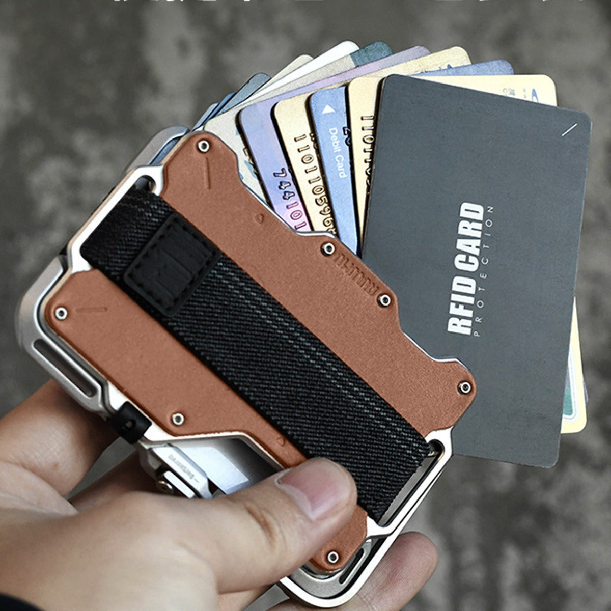 Carbon Fiber MagSafe Wallet with Multi-Angle Bracket