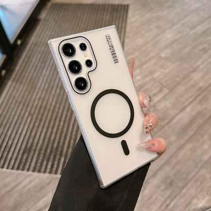 Frosted Translucent Slim Magnetic Grip Case - Samsung