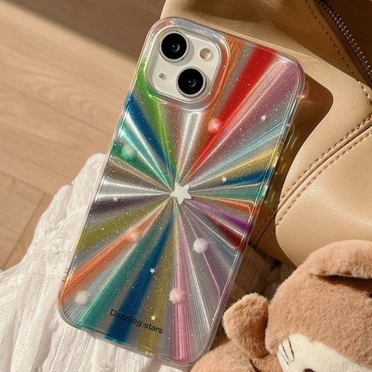 Dazzling Rainbow Star Case