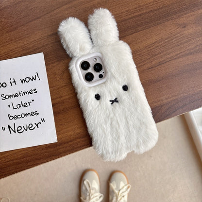 Adorable Bunny Plush Phone Case