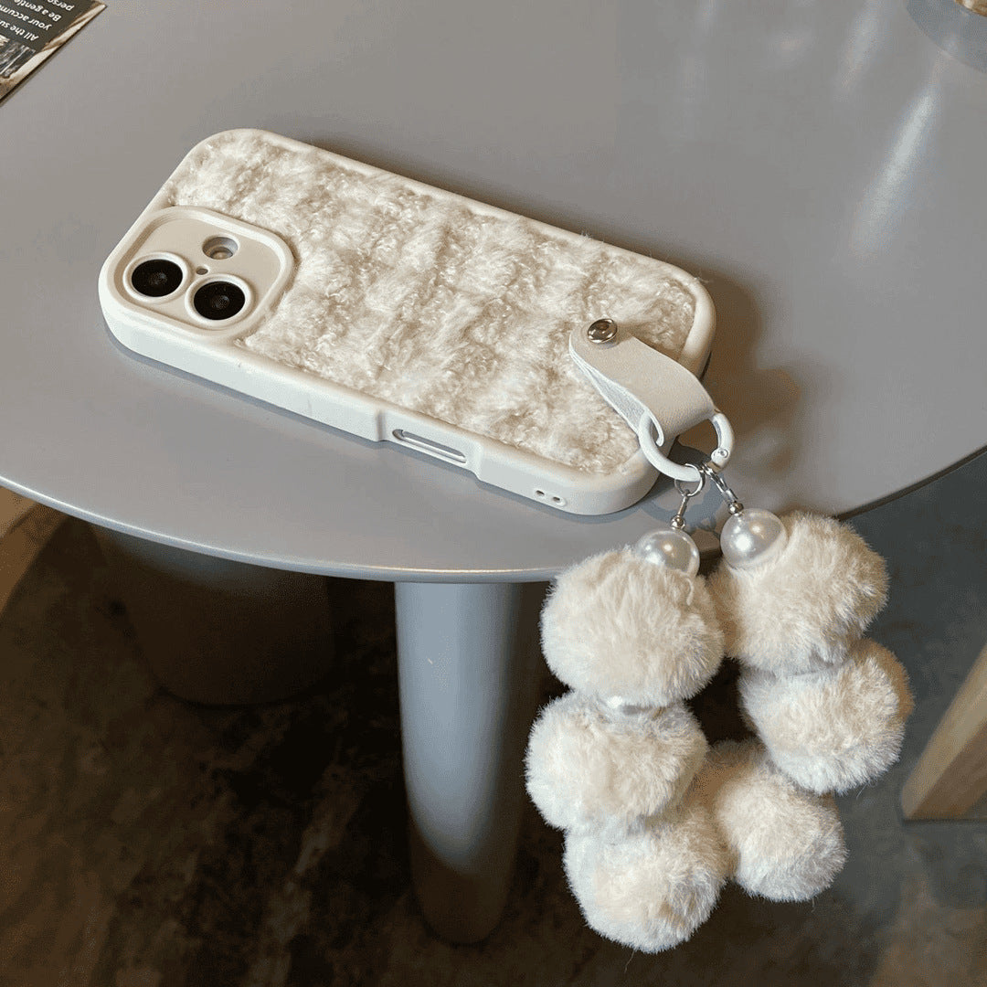 Cloud Puff Velvet Charm Case