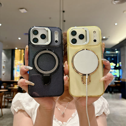 Serina Sparkling Ring Stand Glitter Case