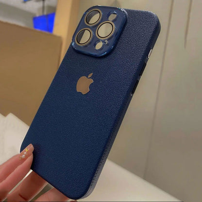 Classic Luxe Litchi Leather Case - iPhone