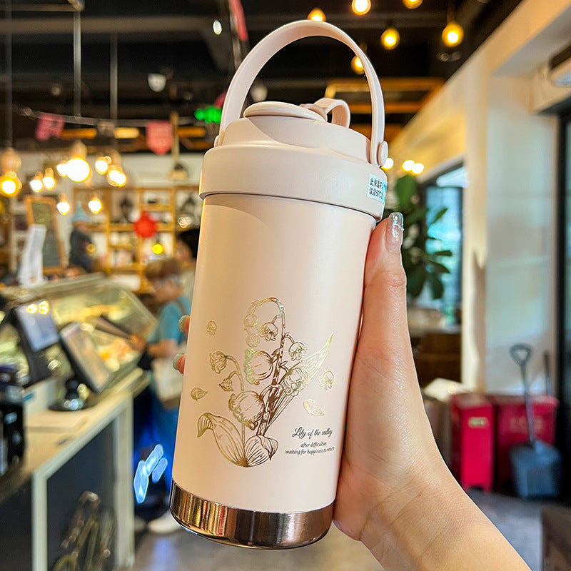 Lily of the Valley High-End Thermos Cup