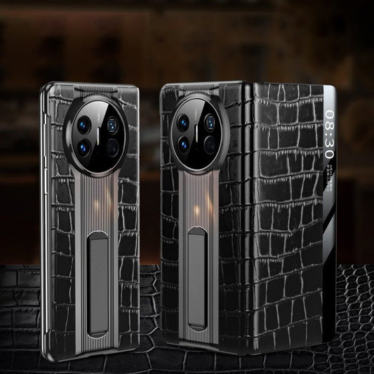 Croco Craft Genuine Leather Kickstand Case - OnePlus