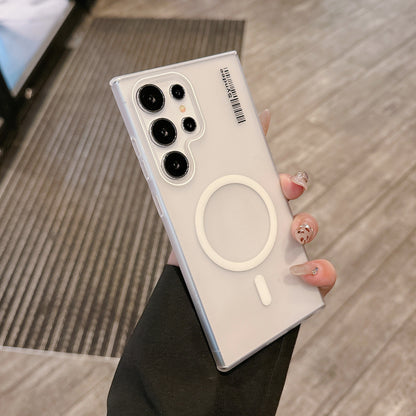 Frosted Translucent Slim Magnetic Grip Case - Samsung