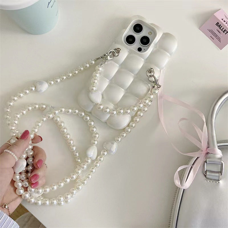 Bubbly Phone Case with Crossbody Chain