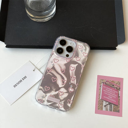 Ripple Love Heart Phone Case