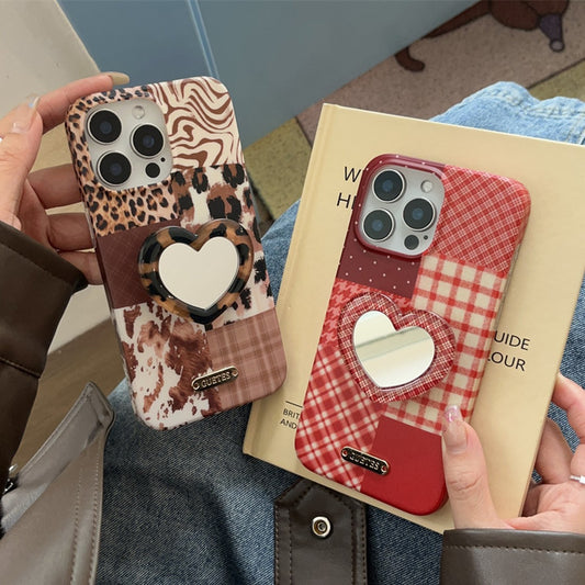 Checkered Love Leopard Case